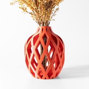 The Adani Vase, Modern and Unique Home Decor for Dried and Preserved Flower Arrangement  | STL File