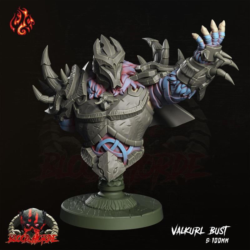 Valkurl the Chaos Warlord Bust