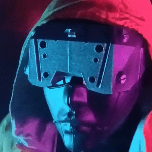 Cyberpunk Cosplay Sci-fi Mask