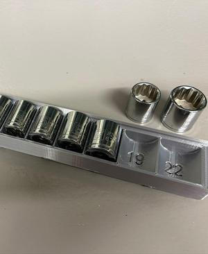 Gridfinity Metric Socket Set Holder