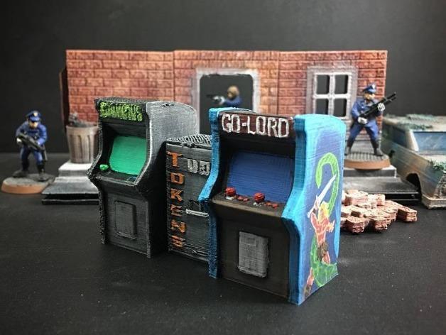 Arcade Cabinets (28mm/Heroic scale)