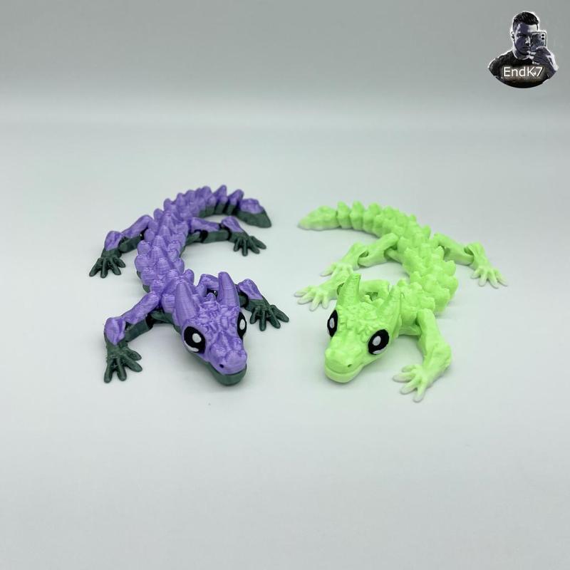 Baby Bull Dragon - Flexi - Print in Place - No Supports - Fantasy