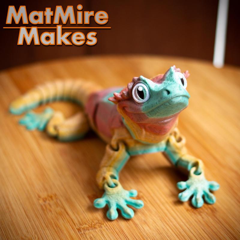 Crested Gecko - Articulated Figure