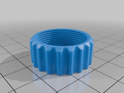 .900-24 knurled thread protector 