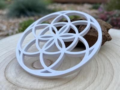 Flower Of Life Coaster 2