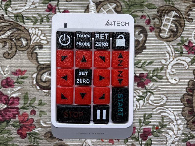 A4Tech numeric keypad CNC pendant keys