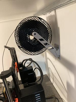 Spoolholder wallmount