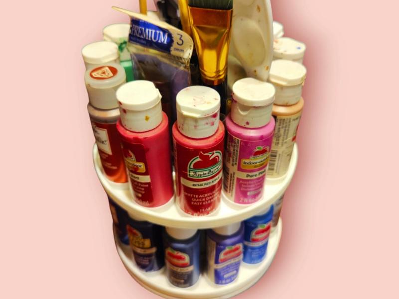 Apple Barrel Paint Container 360 Fitted Carousel