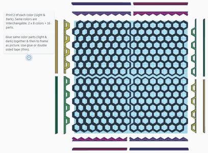 Honeycomb Storage Wall Edges