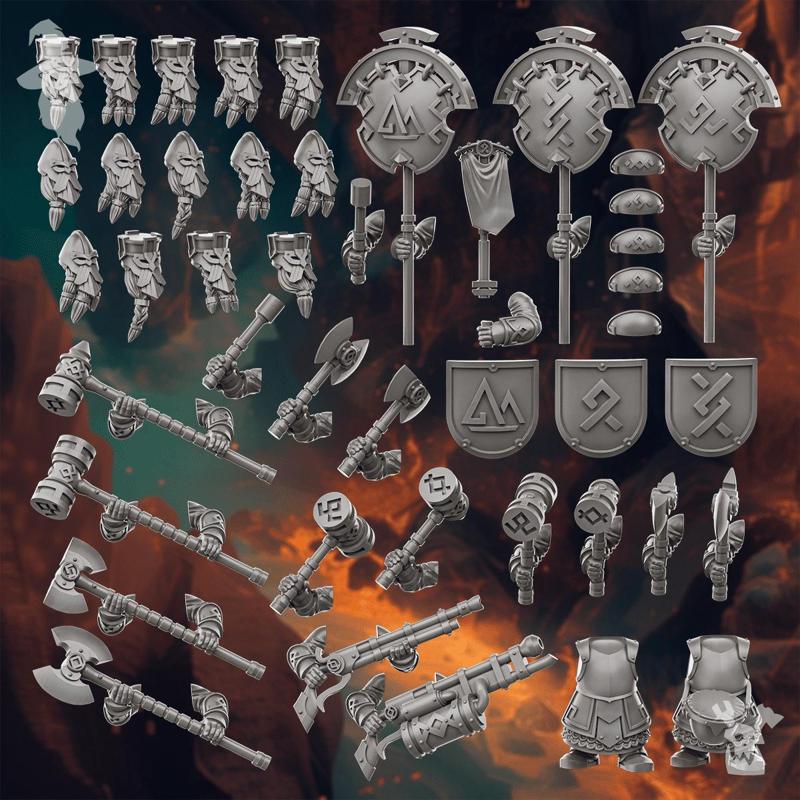 Steelhill Dwarf Build-kit & Easy-to-build models