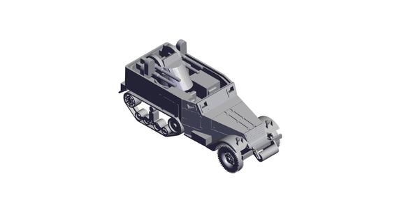 1/48 Scale M13 Half Track.stl