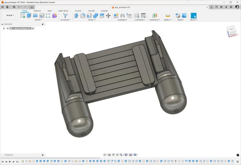 Gaming phone holder prototype