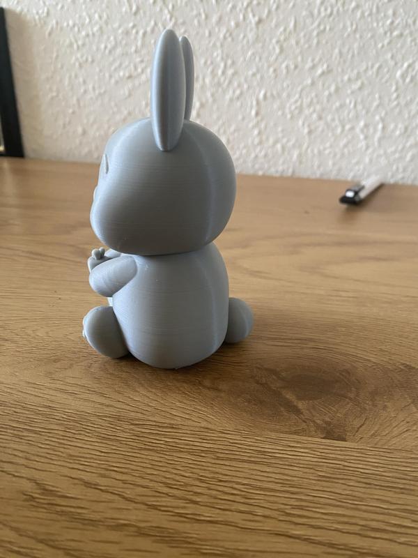 Cute Toonish Bunny with carrot.stl