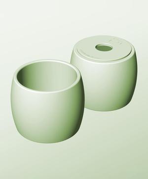 CR128-130-P Modular Stacking pierced container for home decor