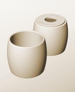 CR96-105-P Pierced container modular stackable module bin box