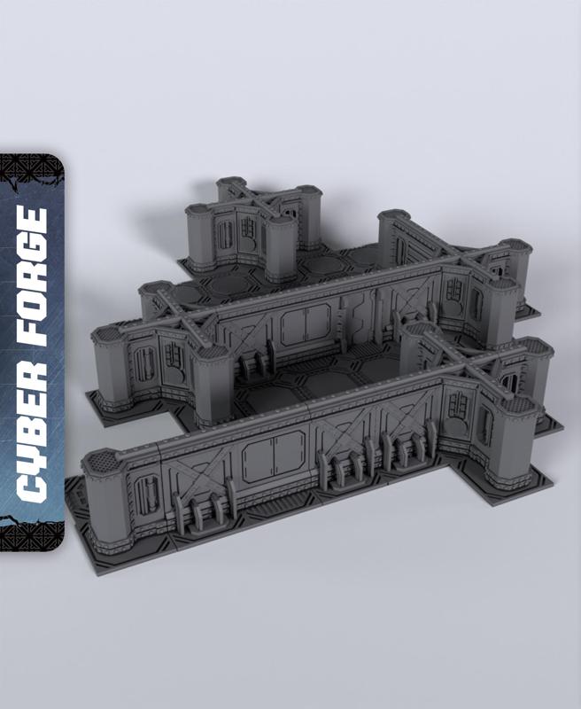 Clash Terrain - With Free Cyberpunk - Sci-Fi Gift Ideas for RPG and Wargamers