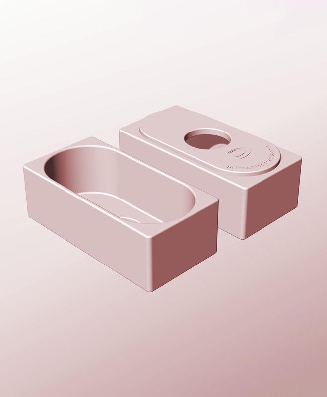 CX68-50-P Modular pierced component container modern decor