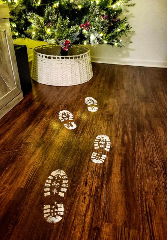 Santa Boot Print
