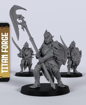 Elf Male Fighter - With Free Dragon - 5e DnD Inspired for RPG and Wargamers