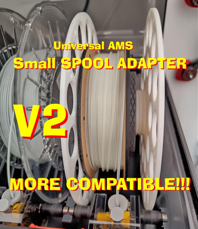 AMS Small Spool Adapter "V2" (more compatible)