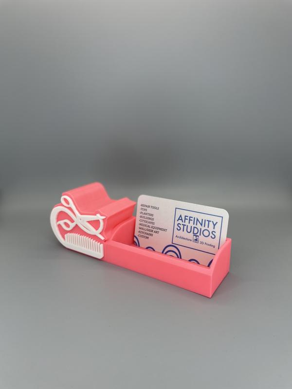  Hair Stylist Form Business Card Holder