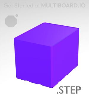 3x4x3 - Multibin Insert - STEP Remixing File