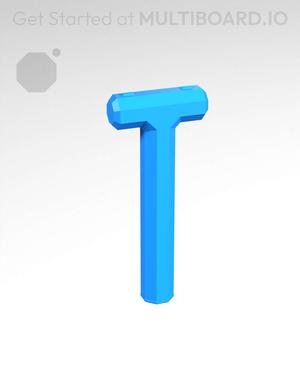 1x2H - Stacking Plate Handle
