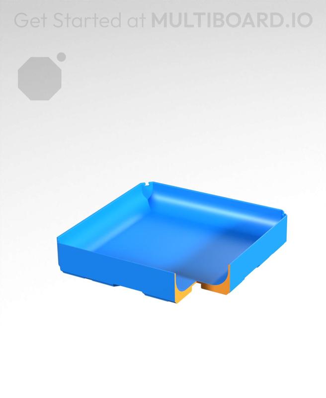 2x2x0.5 - Full Curved Bin - Multibin Insert