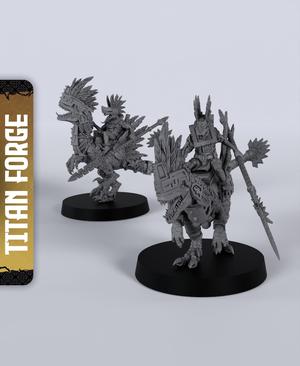 Raptor Cavalry - With Free Dragon Warhammer - 5e DnD Inspired for RPG and Wargamers
