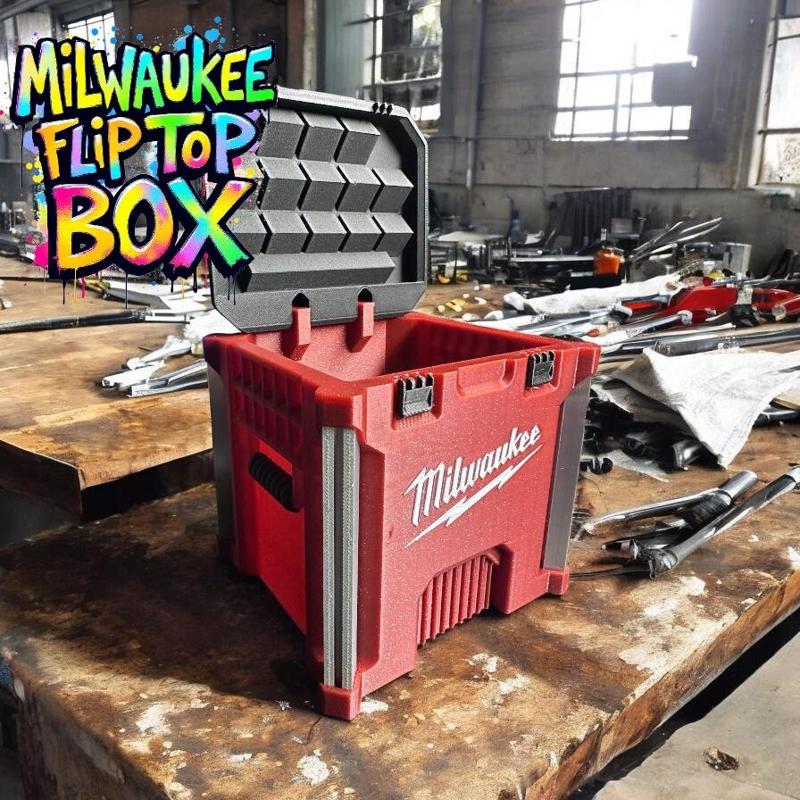 Mini Packout Box with Lid, Desk, Storage, Basket, Waste