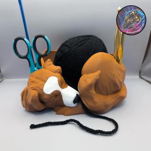 dog yarn bowl