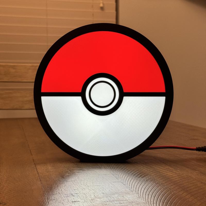Poke Ball Light Box