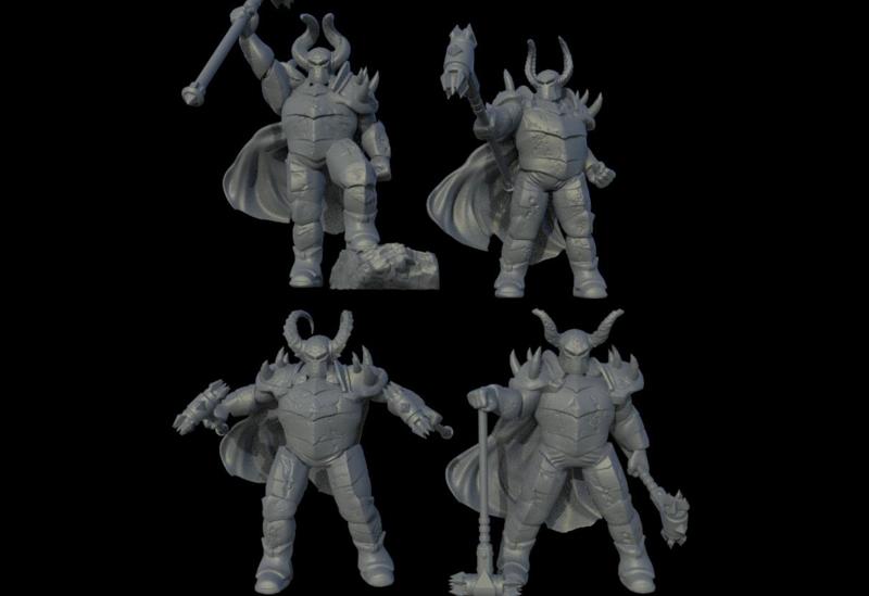 Chaos warriors with hammer