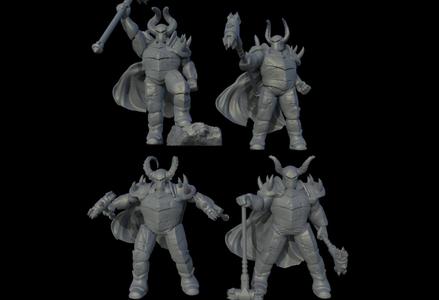 Chaos warriors with hammer