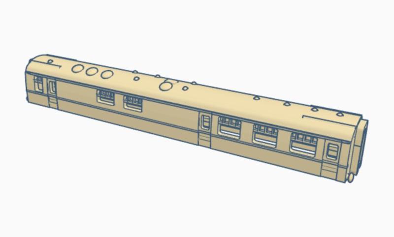T Gauge 1:450 - Mark 1 Coach Buffet Car