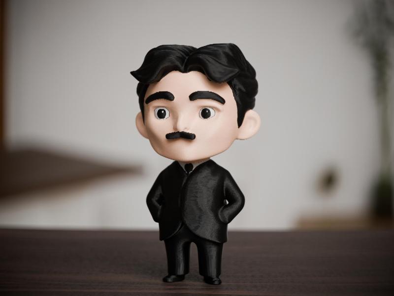 Nikola Tesla – adorable AMS model