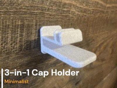 3-in-1 Cap Holder Minimalist