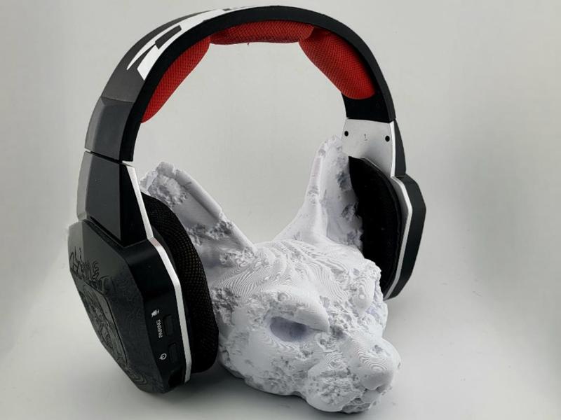 headphone stand cat sphynx