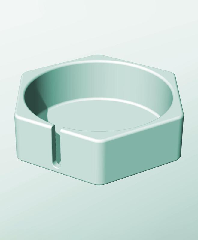 CH162-55-S Stacking slotted component box bin for makers