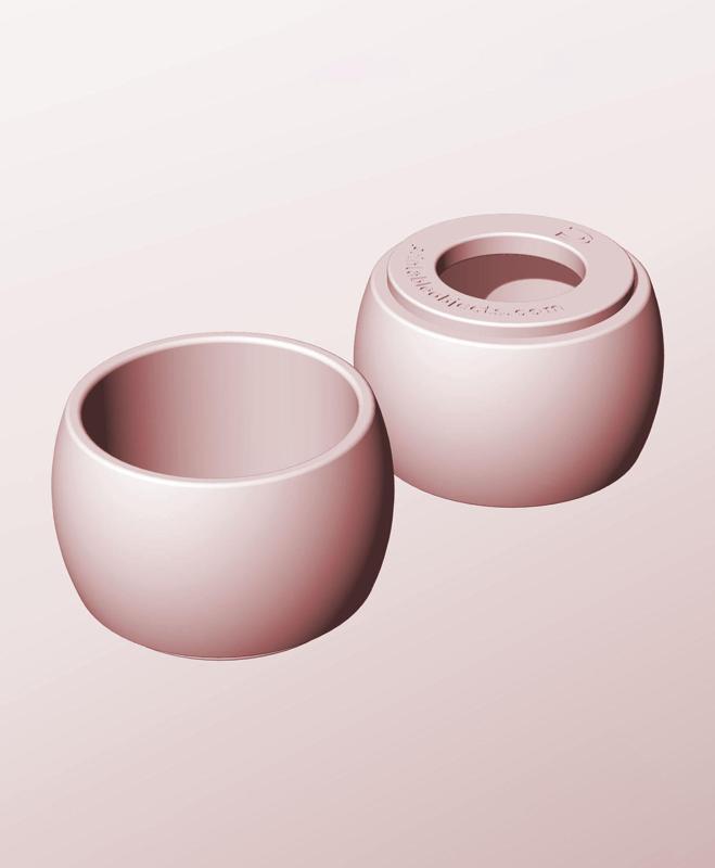 CR68-50-P Modular pierced component container modern decor