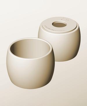 CR96-85-P Modular pierced component container modern decor