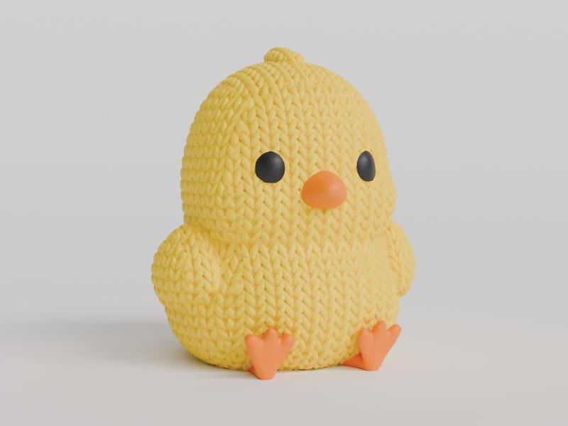 Knitted Chick