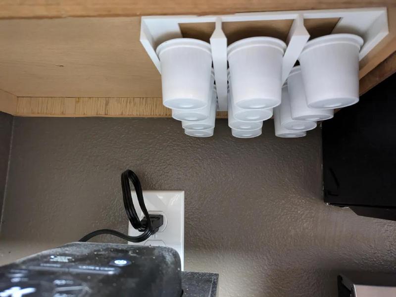 keurig under counter pod holder   