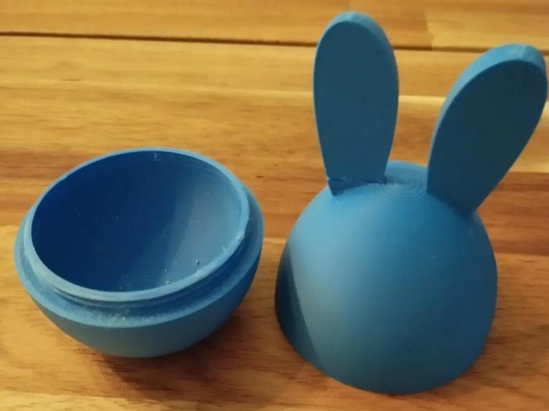 Easter egg with ears for chocolate egg