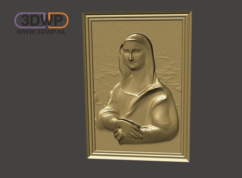 Mona Lisa Bas Relief