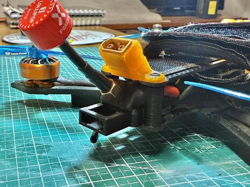 TBP Allcomposites HGLRC M100 Mini GPS Mount & TBS Unify