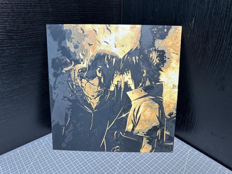 Hueforge_Naruto_Uchiha Itachi&Uchiha Sasuke