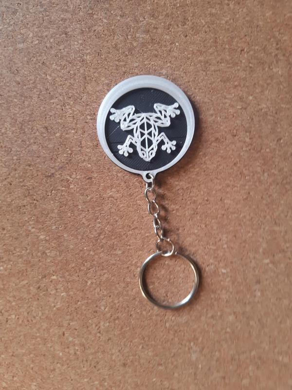 Frog keychain