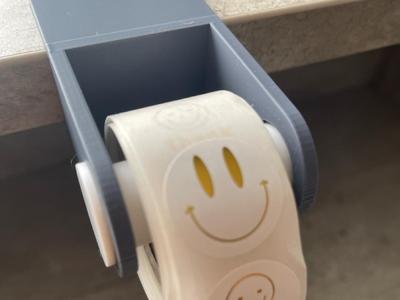 Sticker roll holder