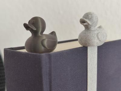 Cute Duck Bookmark